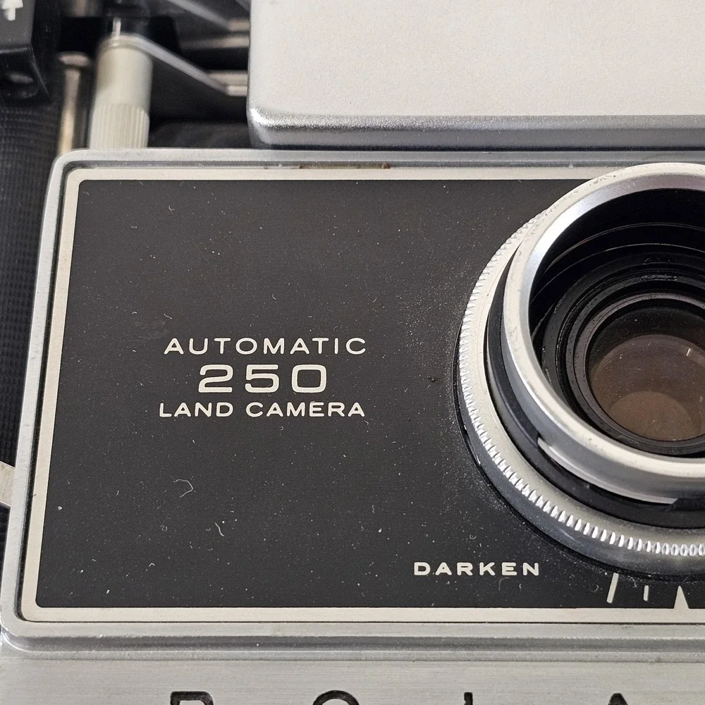 Vintage Polaroid Automatic 250 Land Camera Folding Packfilm Parts Only Type‎ 100